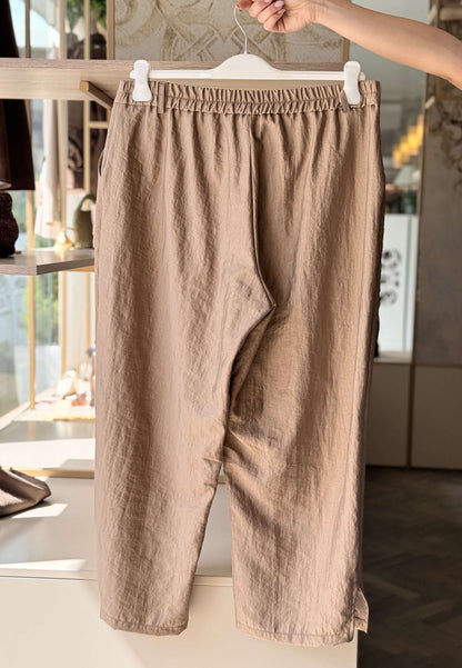 SUSY STAR CURVY - Pantalone Zampetta Beige