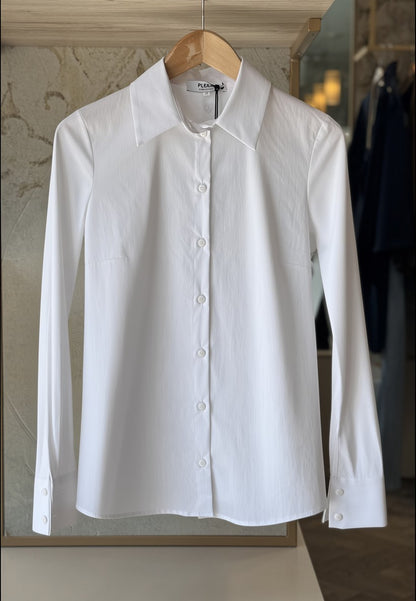 PLEASE - Camicia Slim Bianco