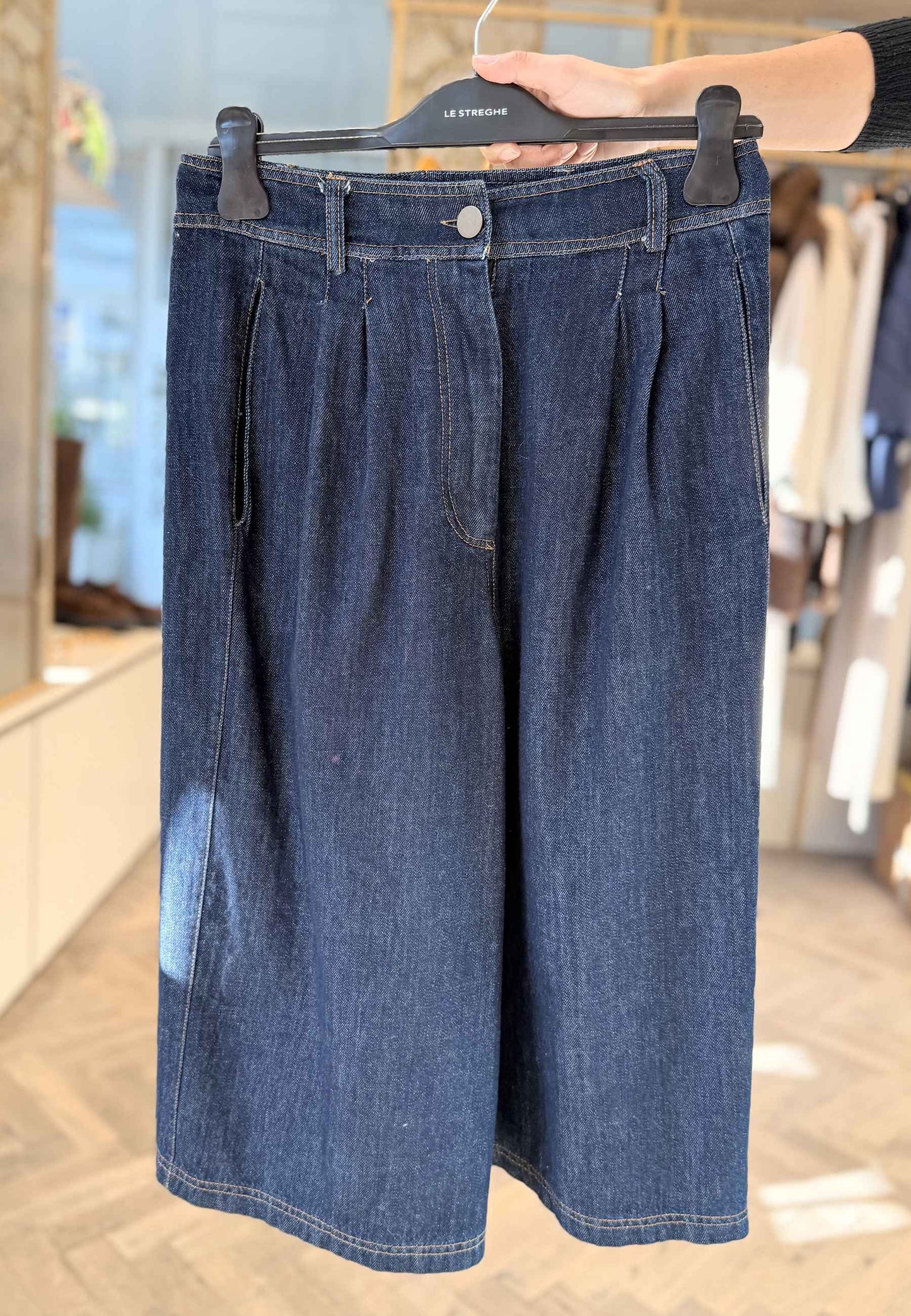 LE STREGHE - Gonna A Pantalone Denim