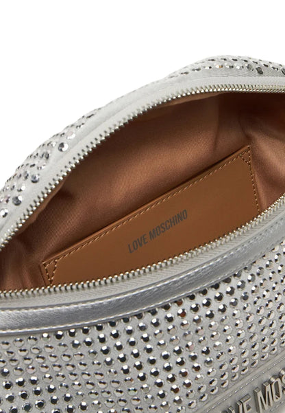 LOVE MOSCHINO - Marsupio Sparkling Silver