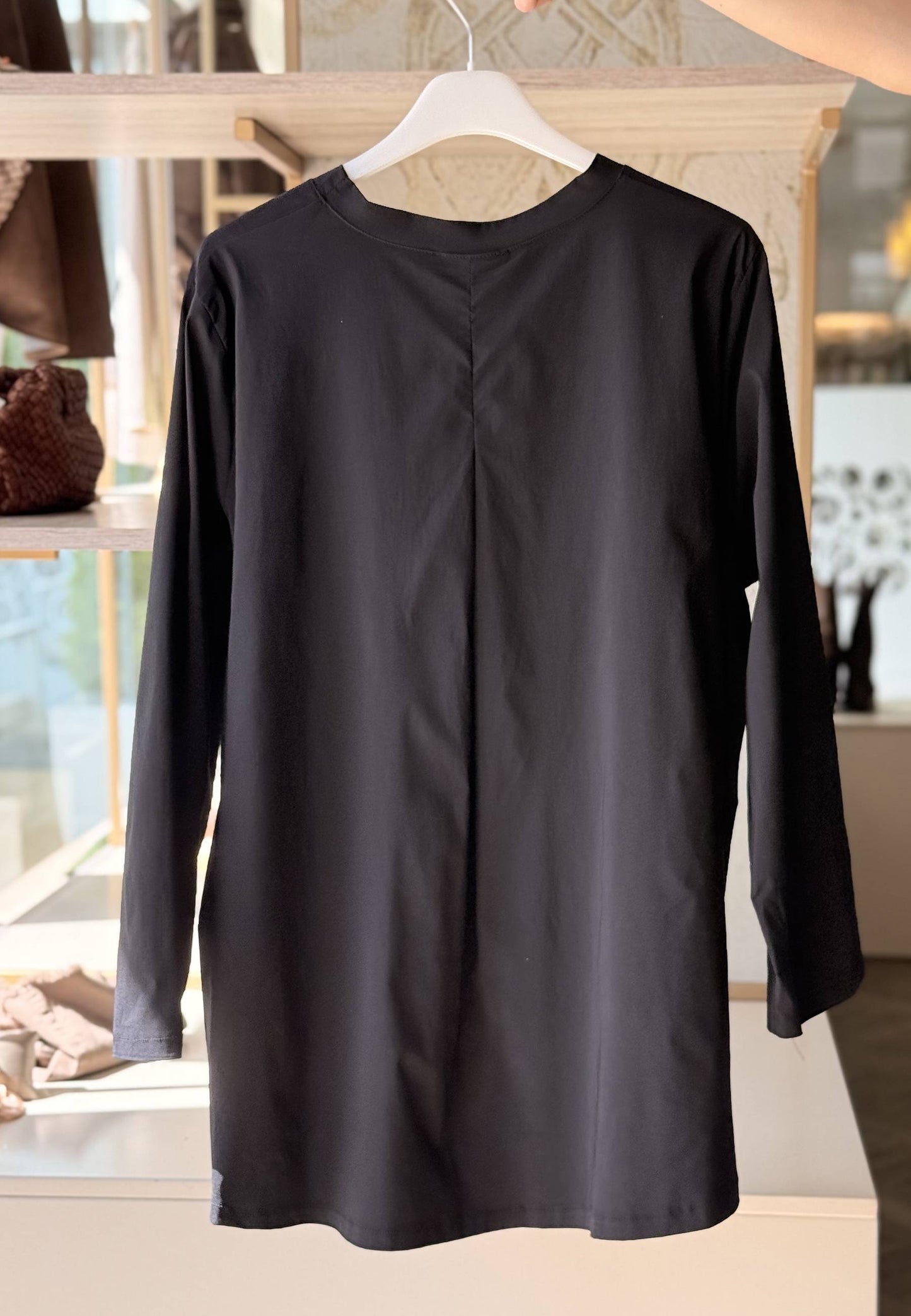 SUSY STAR CURVY - Completo Vela Blusa + Pantalone Nero