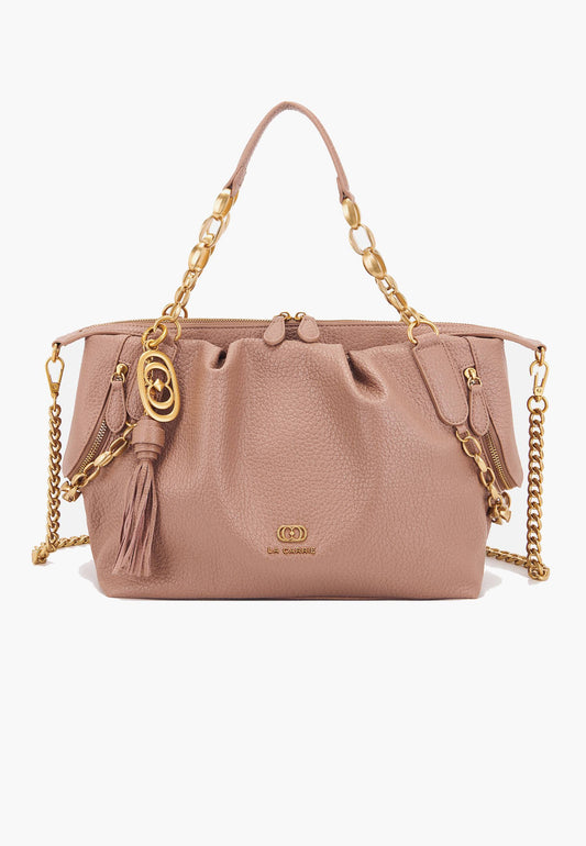 LA CARRIE - Borsa A Mano Screaming Beige