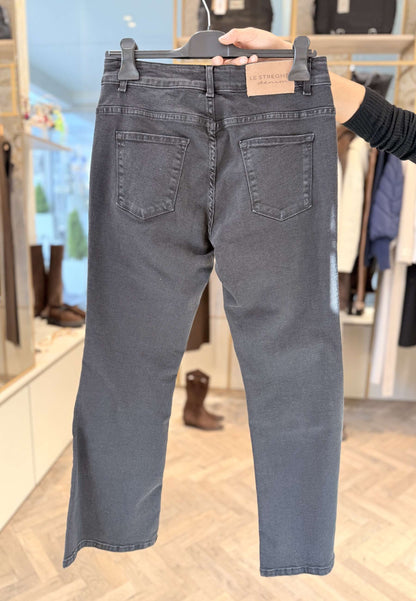 LE STREGHE - Jeans Trombetta Nero