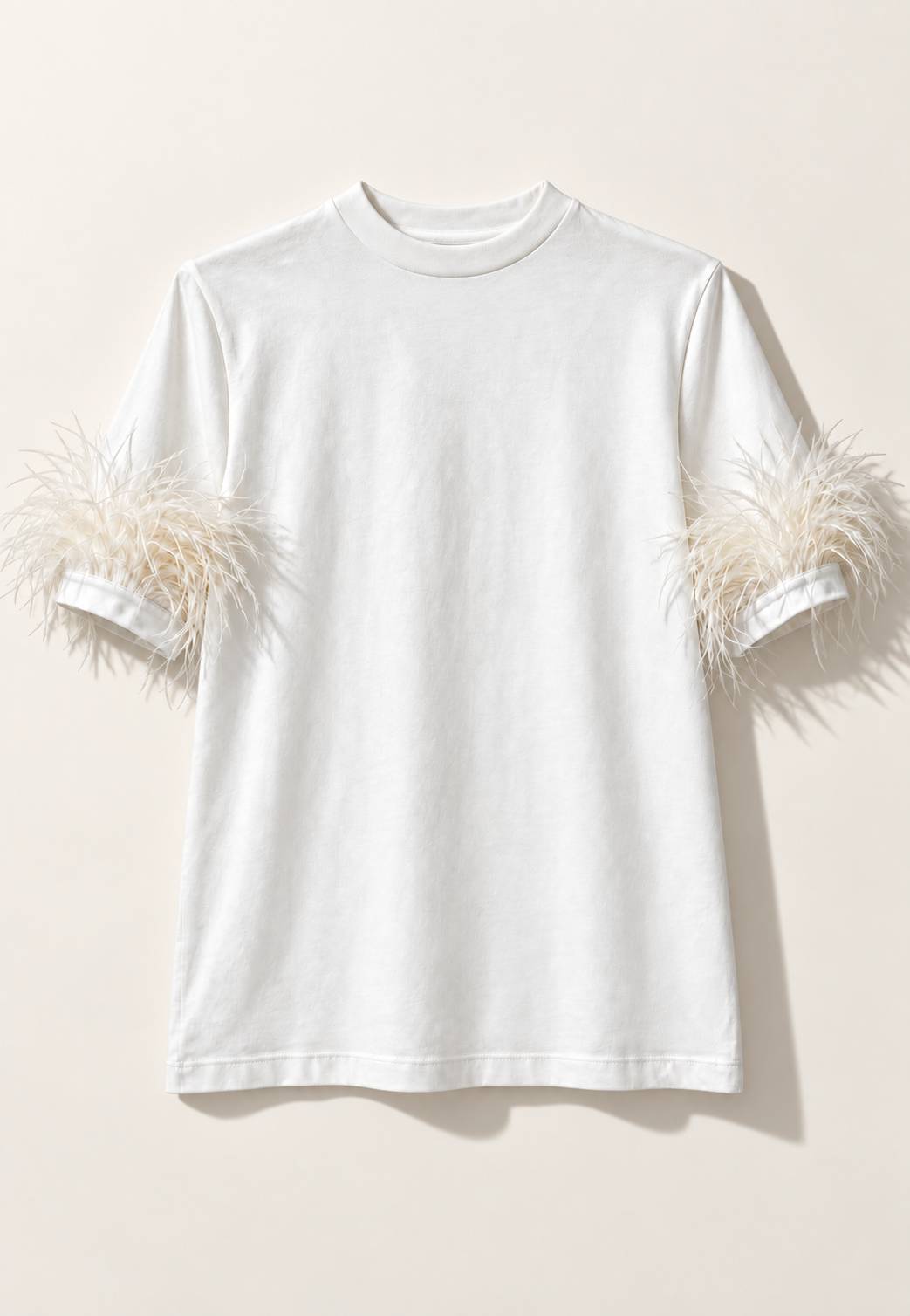 MOTEL - T-Shirt Marabù Panna