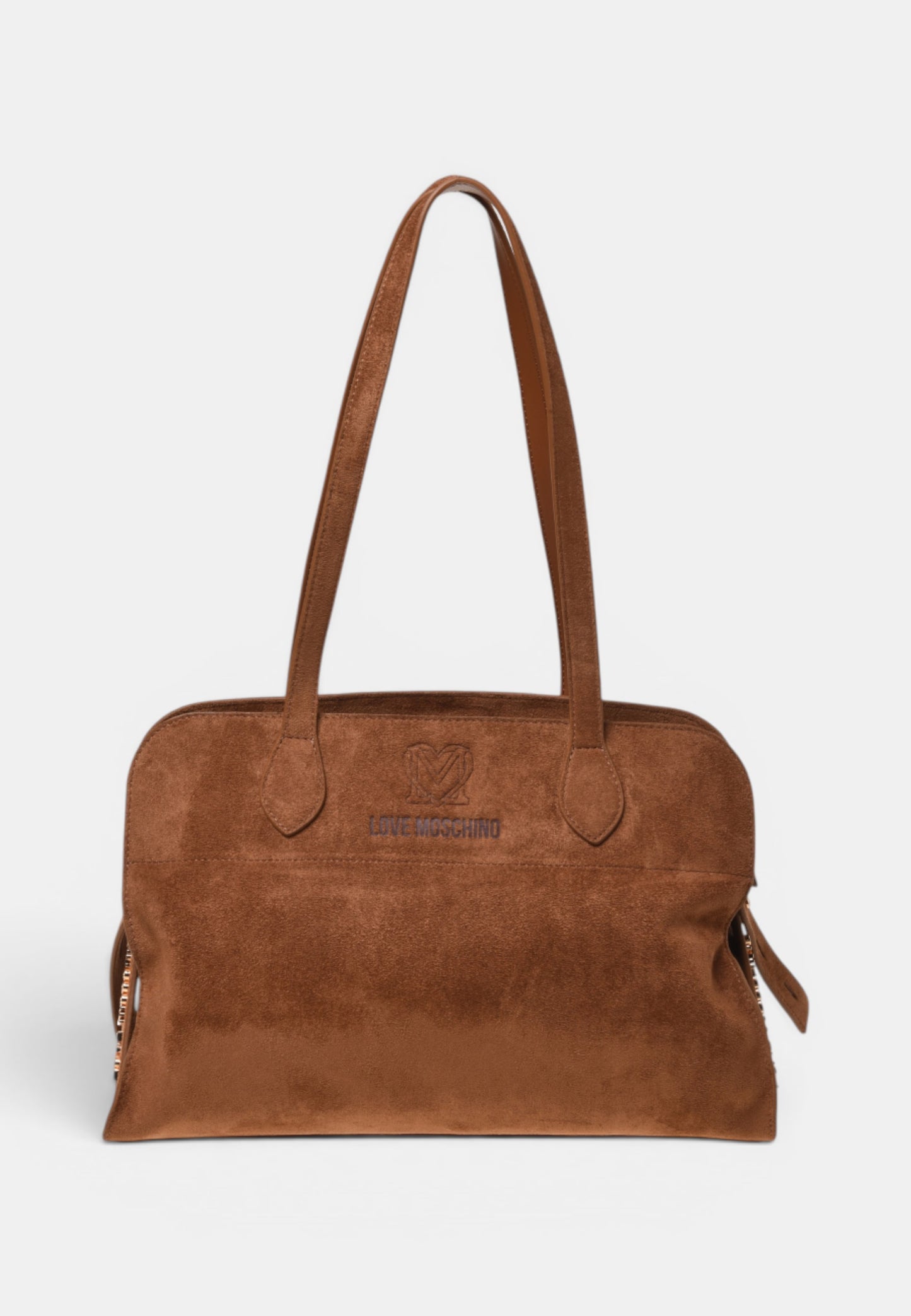 LOVE MOSCHINO - Shopping Bag Love In Camoscio Cuoio