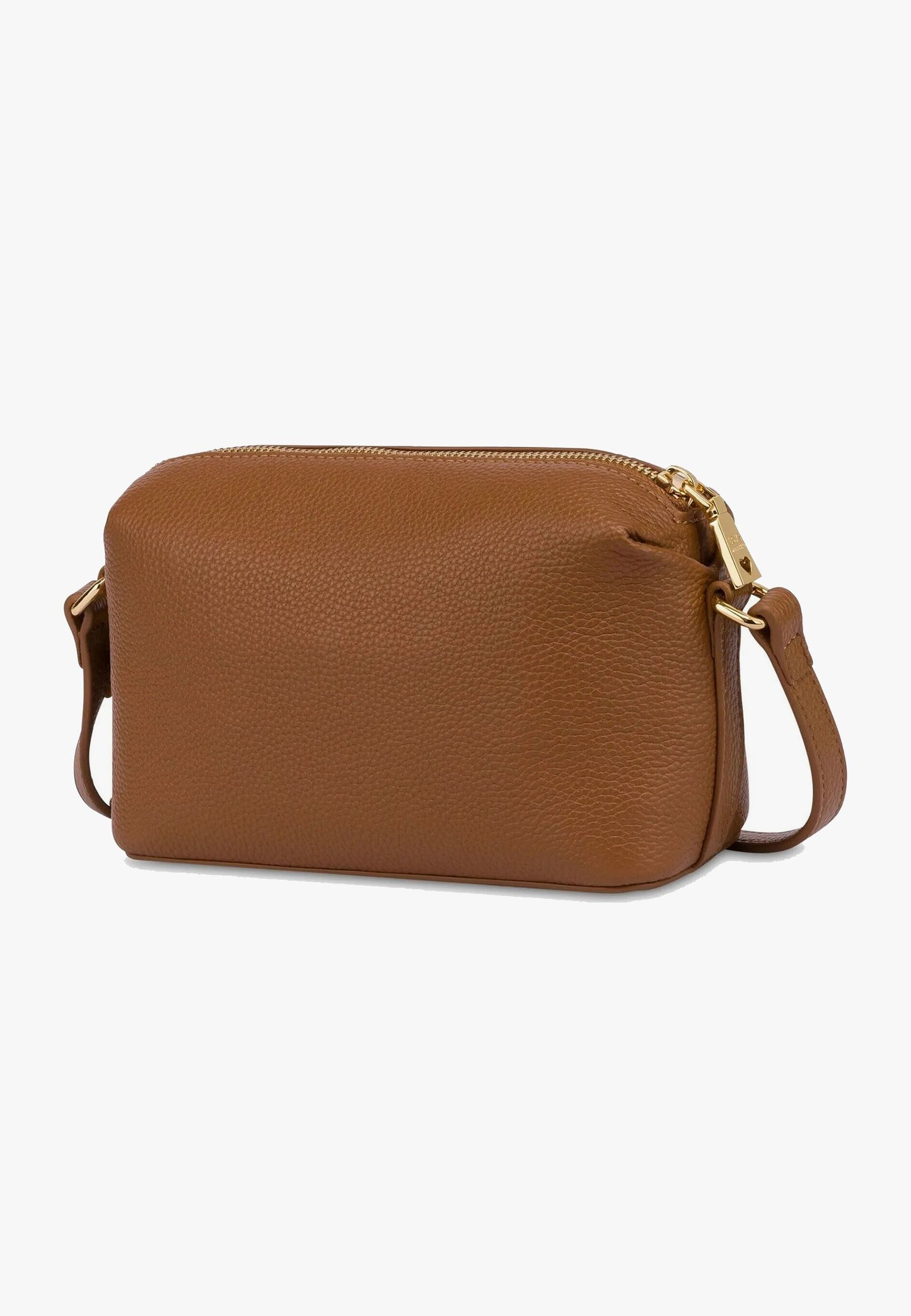 LOVE MOSCHINO - Borsetta Tracolla VERA PELLE Cammello