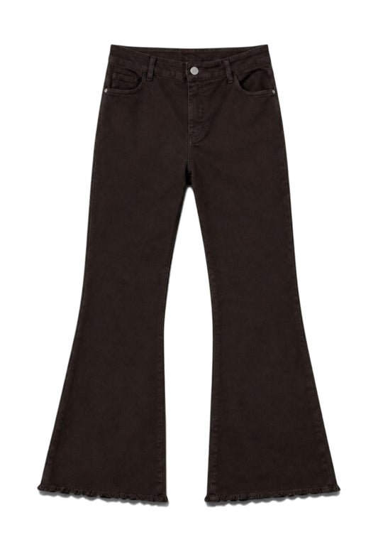 MOTEL - Jeans Flare Raw Moro