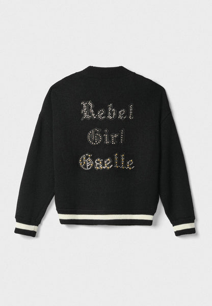 GAELLE - Bomber Maglia Nero