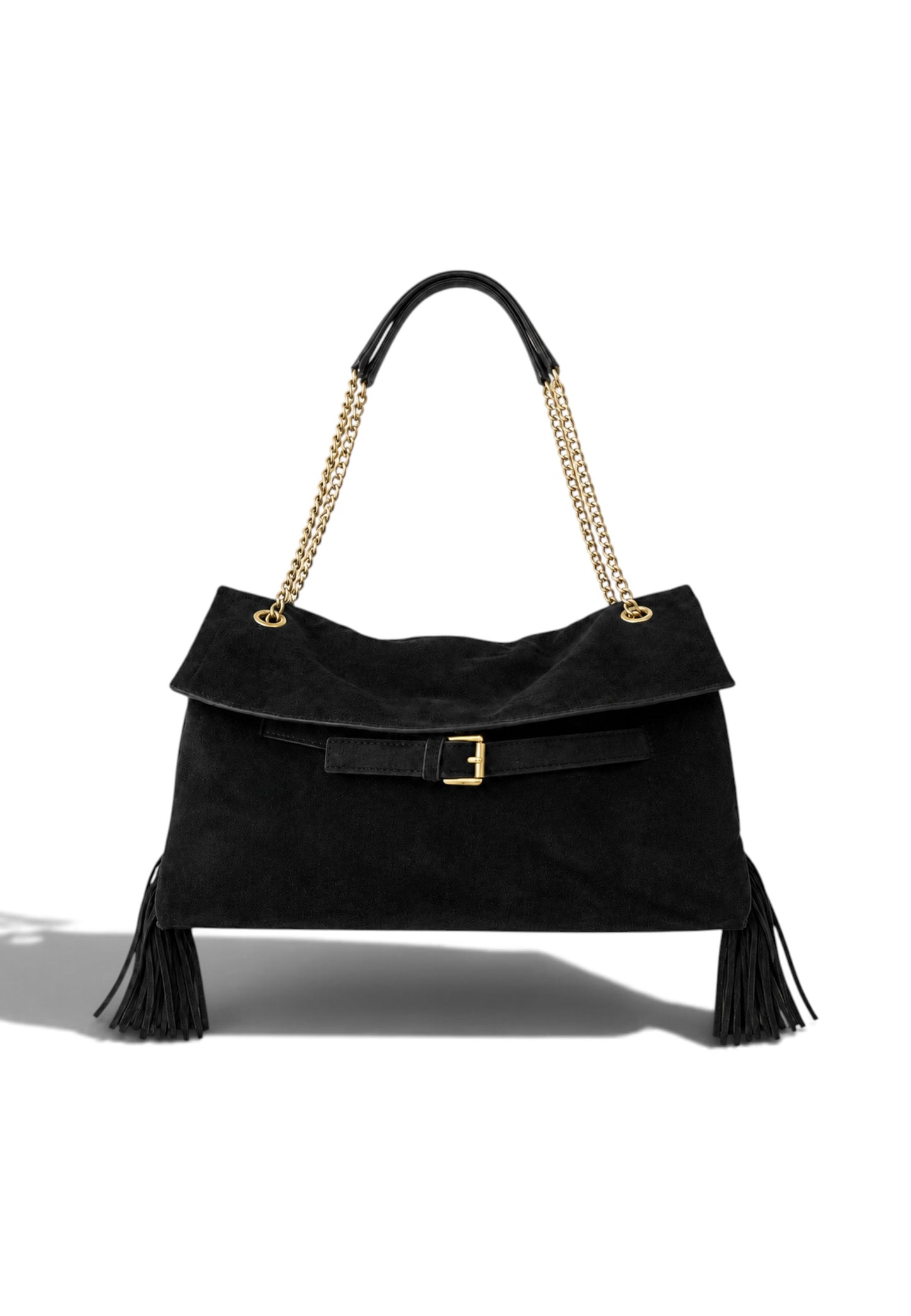 NUNZIA - Borsa Boho Chic Nero