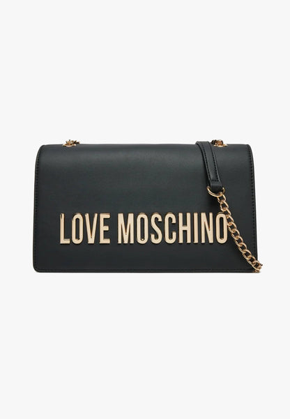 LOVE MOSCHINO - Borsa A Spalla Lettering Nero