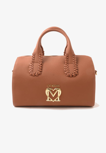 LOVE MOSCHINO - Borsa Bauletto Cammello