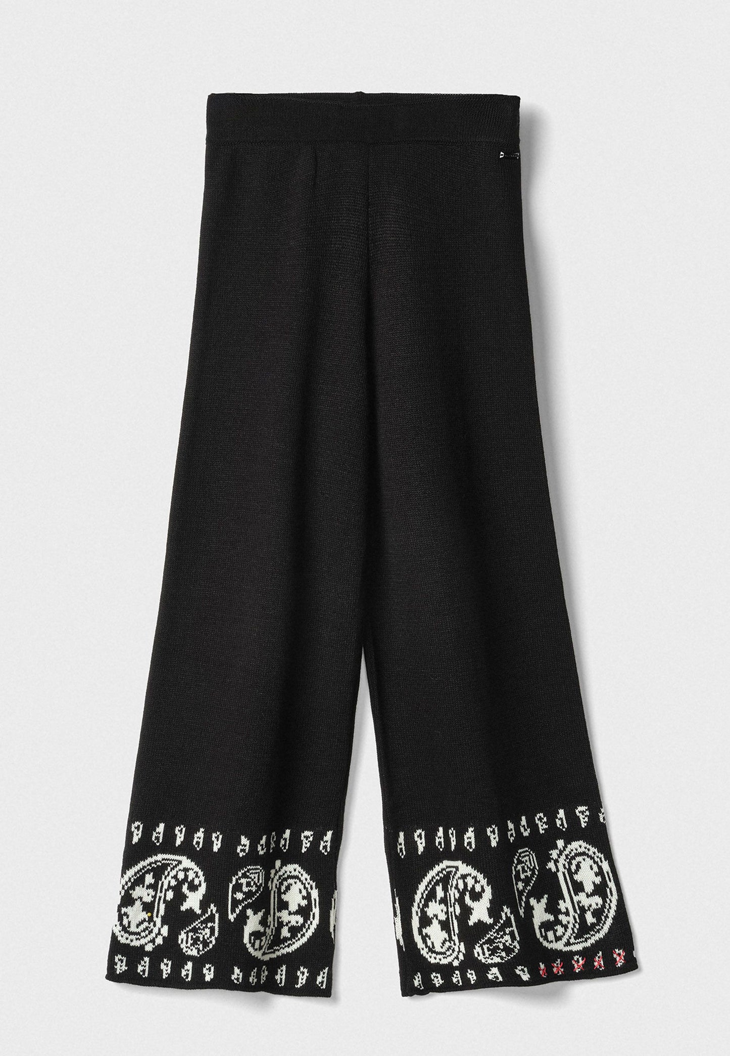 GAELLE - Pantalone maglia Nero