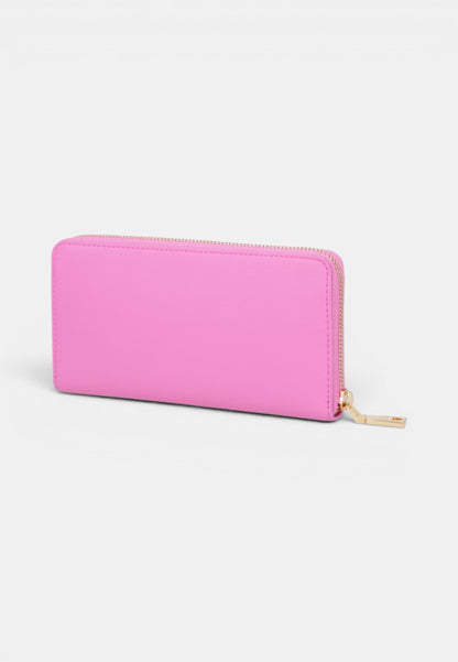LOVE MOSCHINO - Portafoglio Zip Around Cuore Fuxia