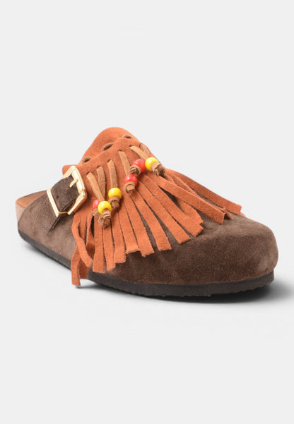 DIVINE FOLLIE - Ciabatta Velour Terra