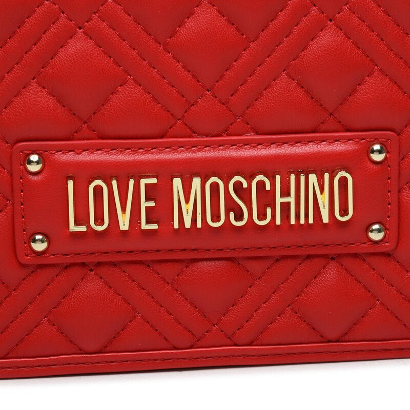 LOVE MOSCHINO - Borsa A Spalla Quilted Rosso