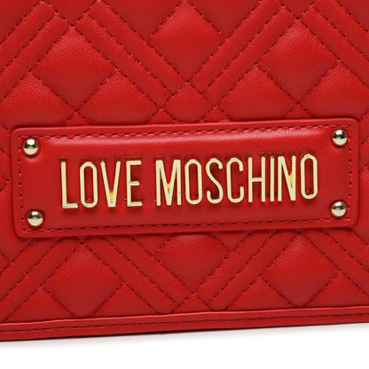 LOVE MOSCHINO - Borsa A Spalla Quilted Rosso