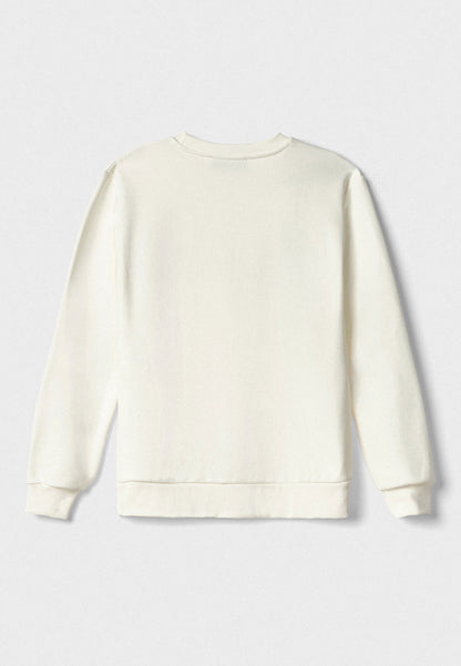 GAELLE - Felpa paricollo Off White