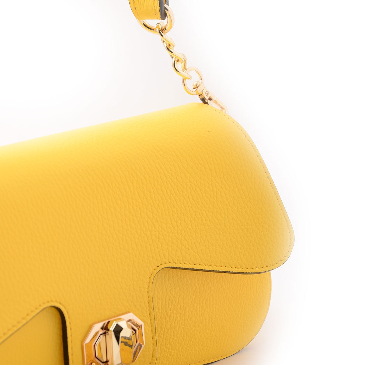 Tracolla Yellow Donna Nyou Vera Pelle  S21.13004