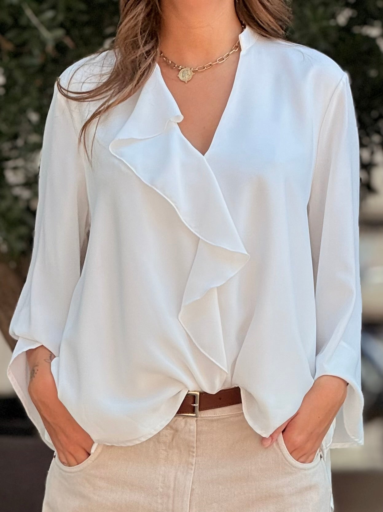DEJAVU - Blusa Bianco - Tg. 1