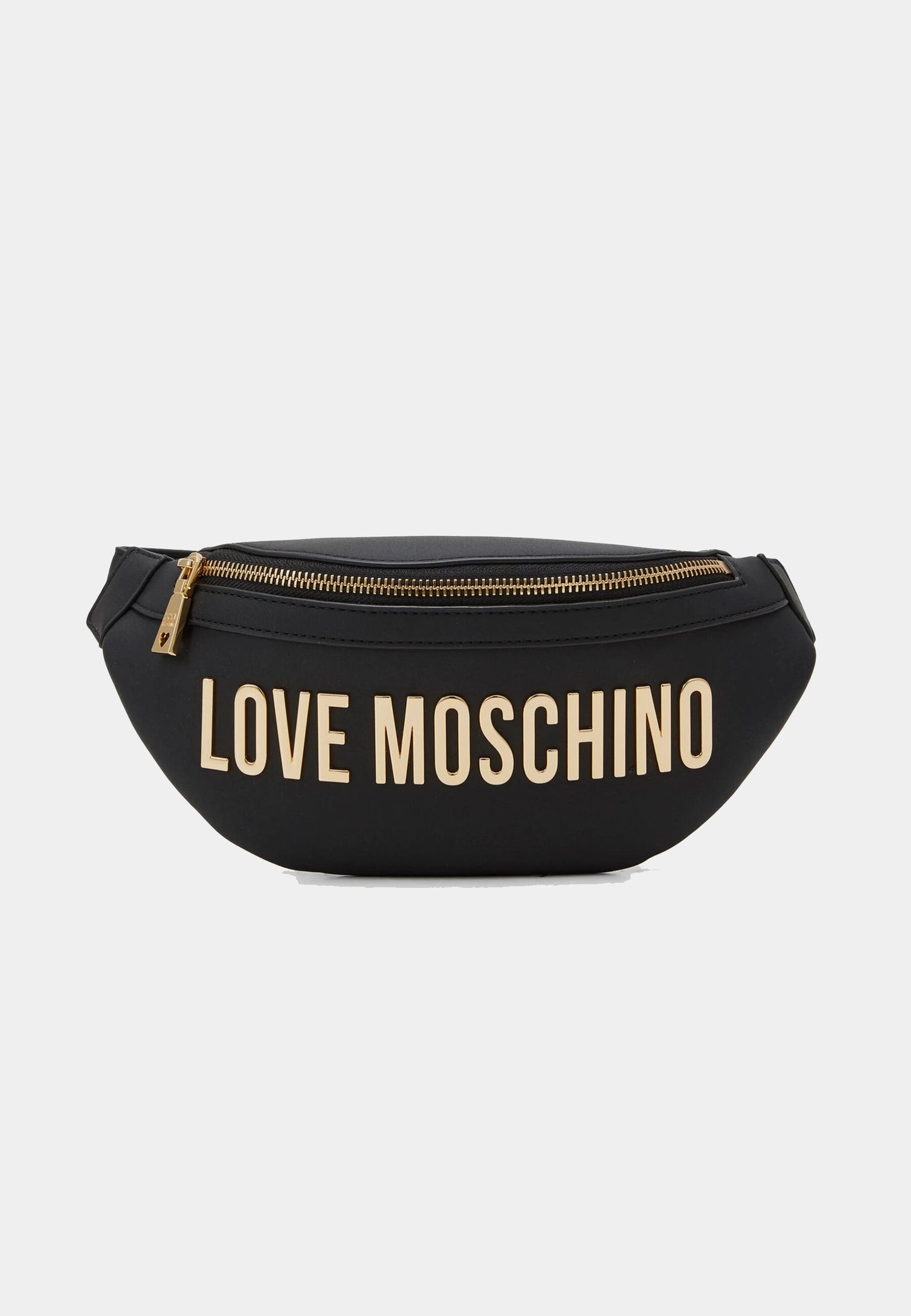 LOVE MOSCHINO – Schwarze Gürteltasche mit Schriftzug