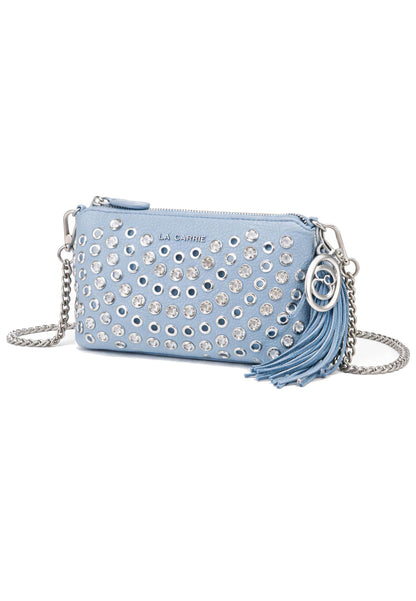 LA CARRIE - Portafoglio Pochette Strass Andromeda Sky