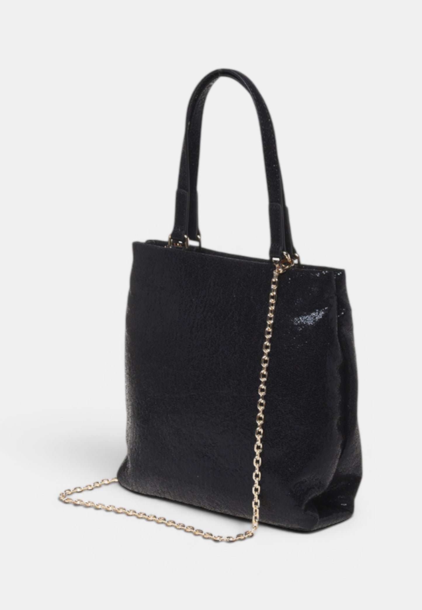 LOVE MOSCHINO - Borsetta Laminata Nero