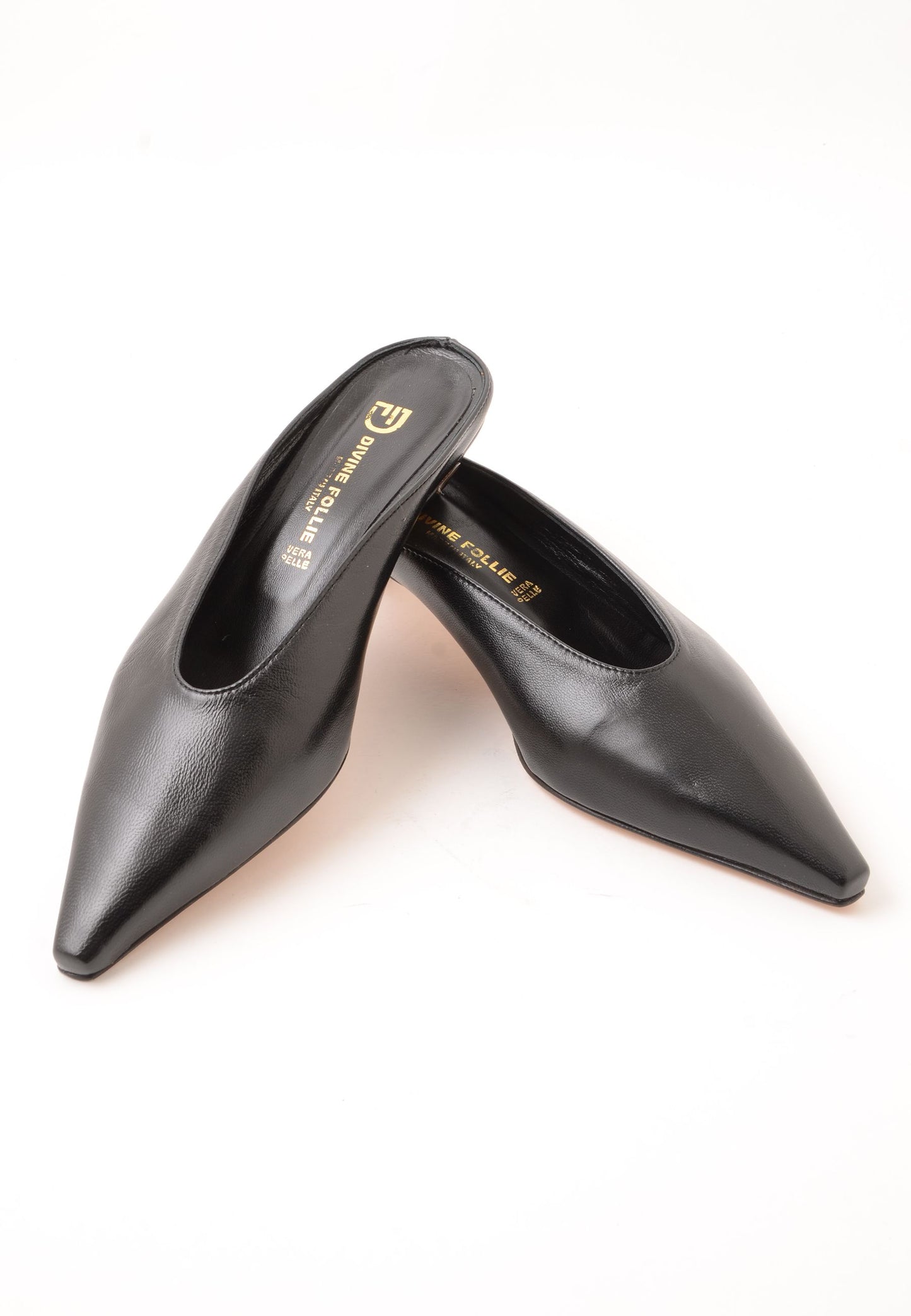 DIVINE FOLLIE - Sabot Nappa Nero