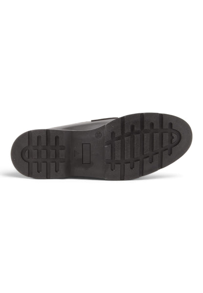 DIVINE FOLLIE - Mocassino Chunky In Pelle Nera