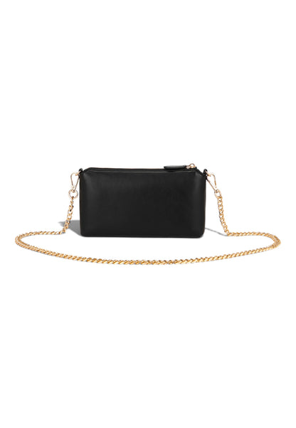 LA CARRIE - Pochette Andromeda Double Wallet Nero e Bianco