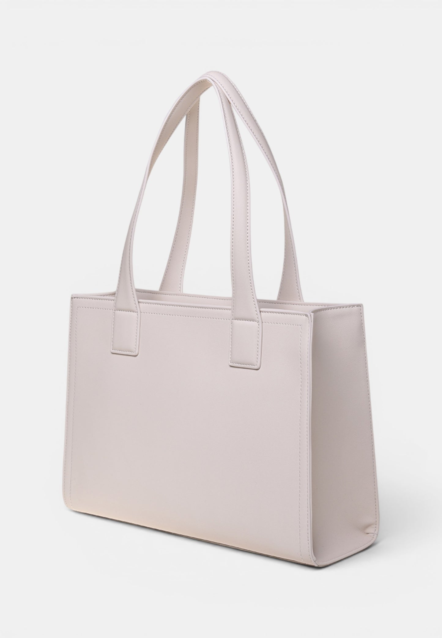 LOVE MOSCHINO - Shopping Bag Signature Avorio