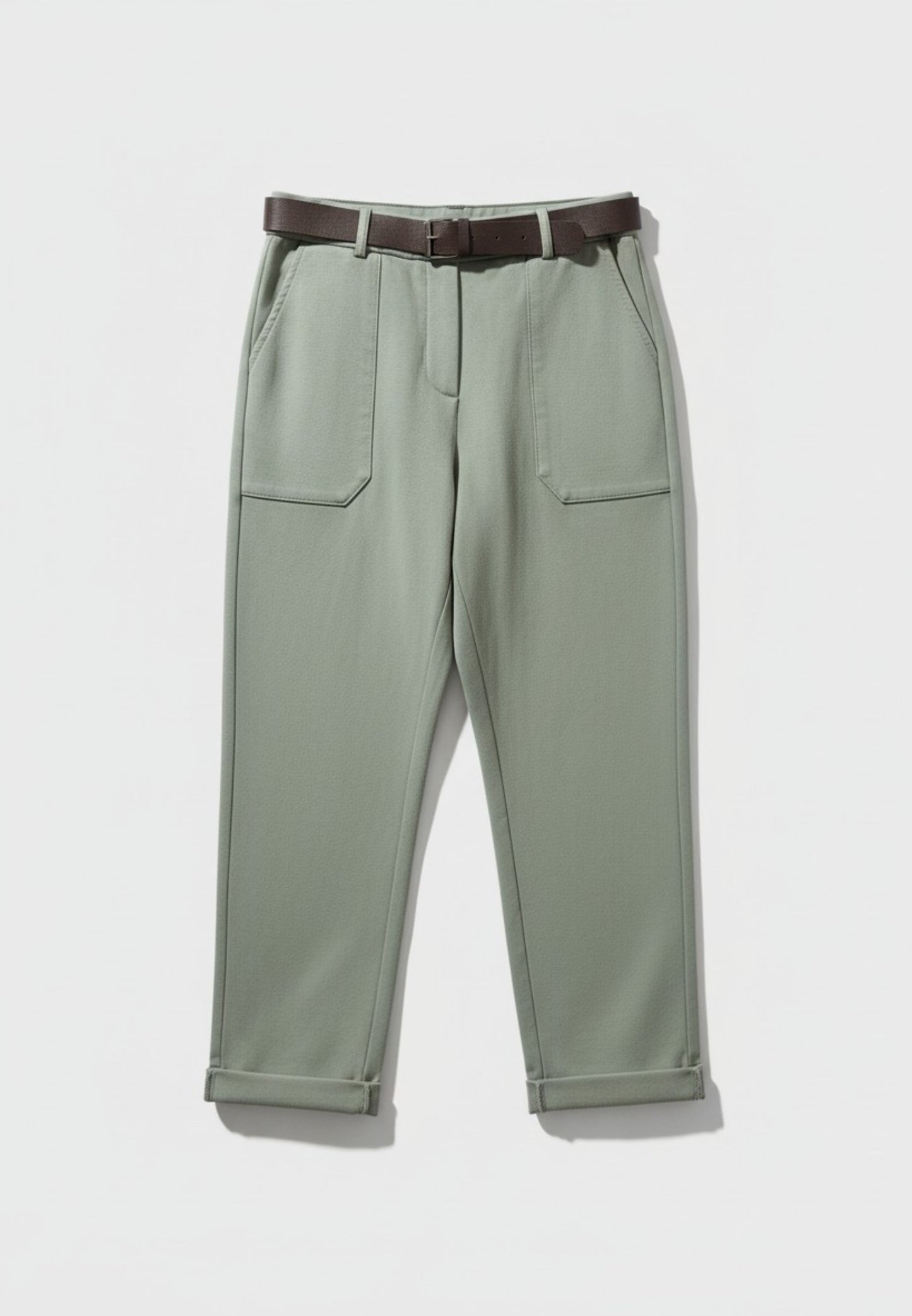 SUSY STAR CURVY - Pantalone Felpa Verde Salvia