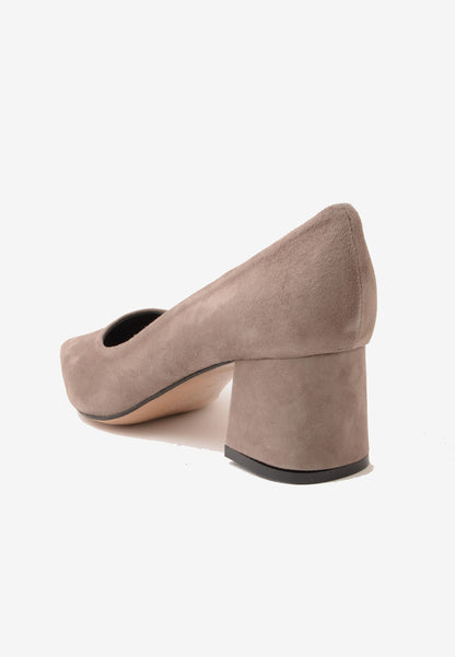 DIVINE FOLLIE - Pumps Camoscio 50mm Fango