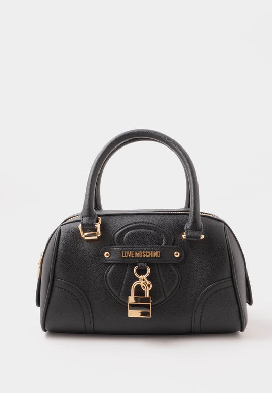 LOVE MOSCHINO - Borsa A Mano Padlock Nero