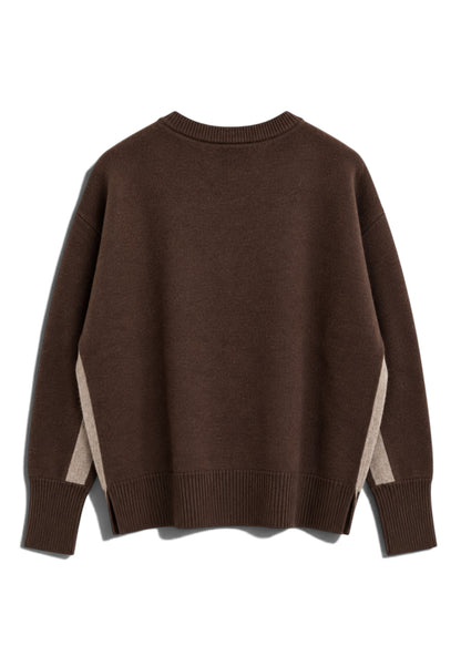 MOTEL - Maglione Bi-Colore Beige