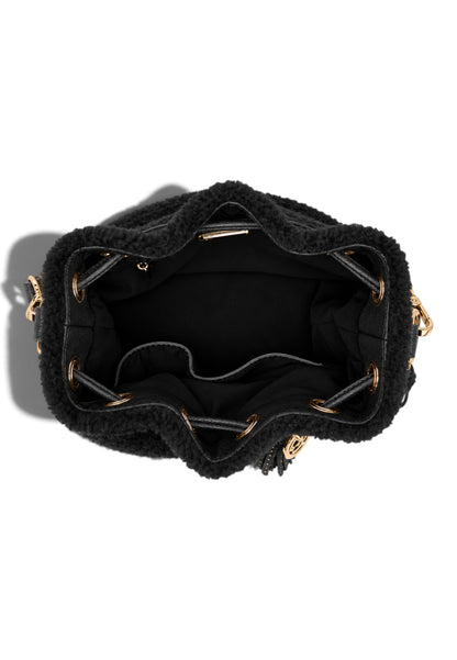 LA CARRIE - Secchiello TEDDY ECO FUR Nero
