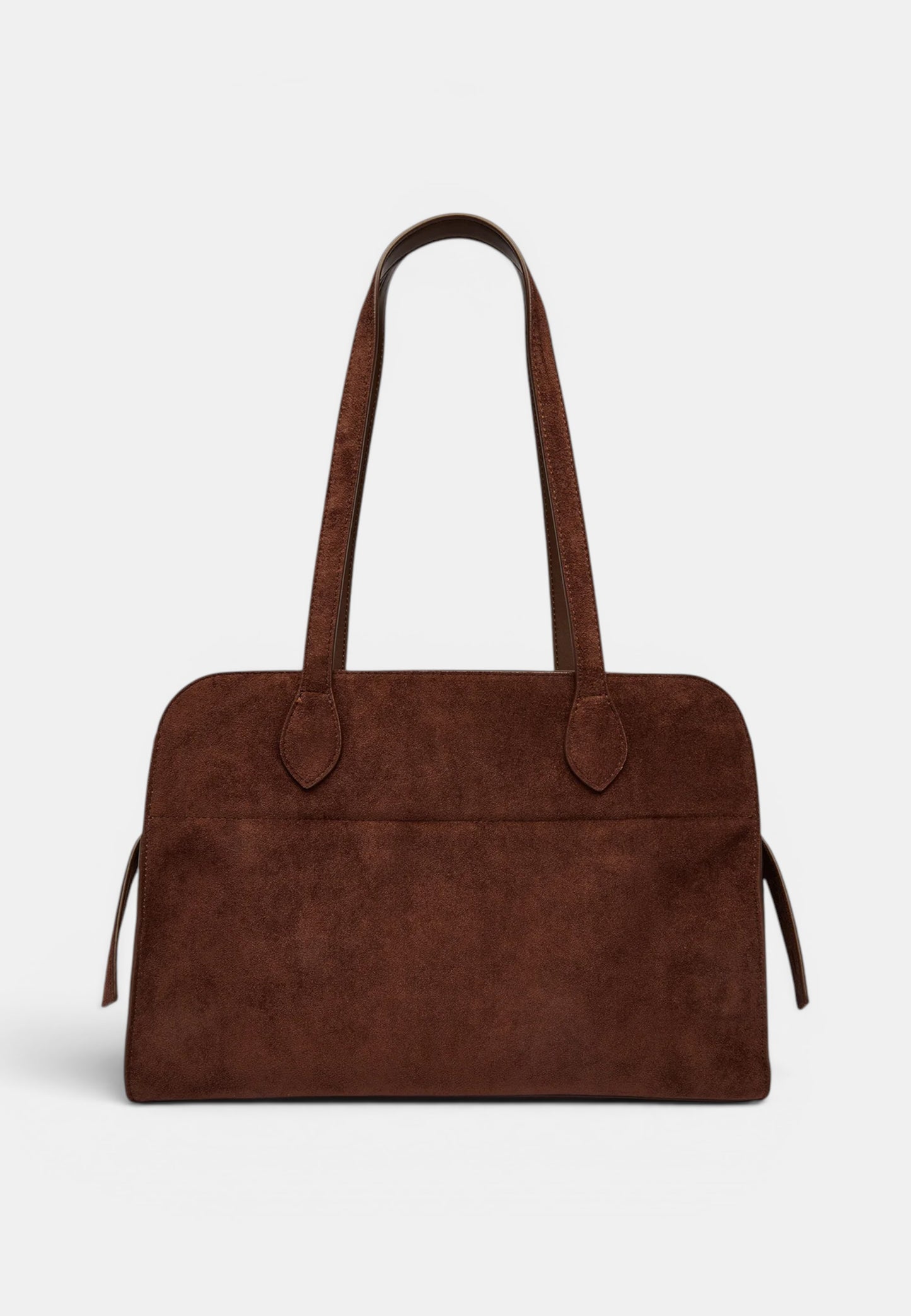 LOVE MOSCHINO - Shopping Bag Love In Camoscio Cioccolato
