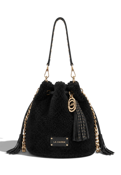 LA CARRIE - Secchiello TEDDY ECO FUR Nero