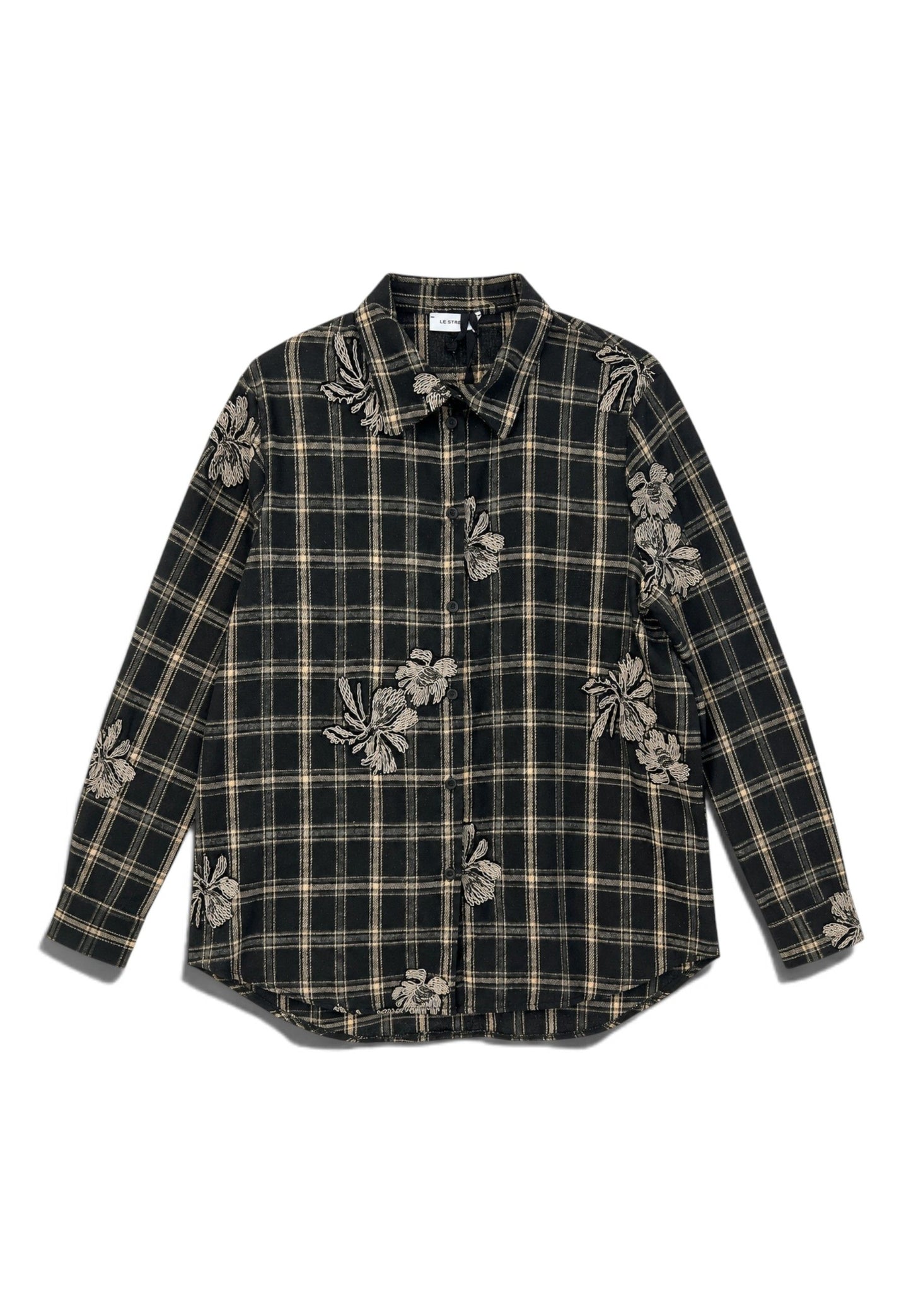 LE STREGHE - Camicia Scozzese Ricamo