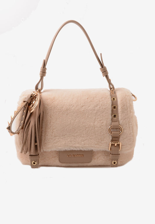 LA CARRIE - Shopping Bag Teddy Avorio