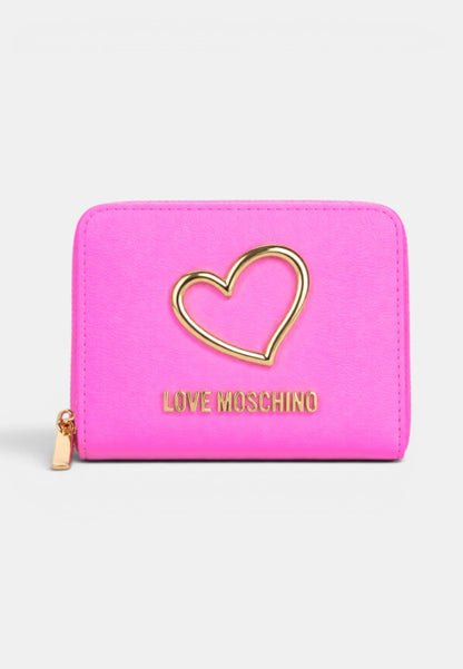 LOVE MOSCHINO - Portafoglio Piccolo Cuore Fuxia