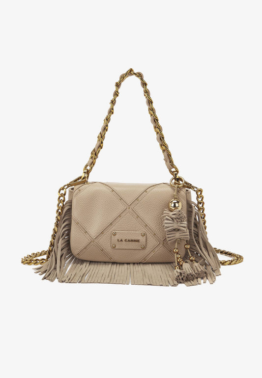 LA CARRIE - Borsa A Spalla ISABEL Beige