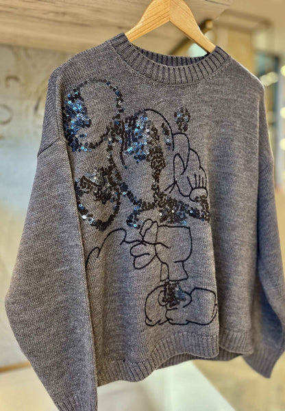 MOTEL - Pullover Topolino Mocha