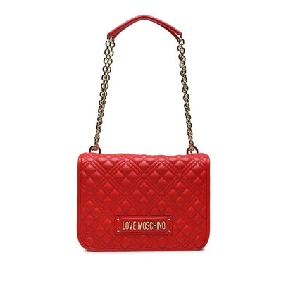 LOVE MOSCHINO - Borsa A Spalla Quilted Rosso