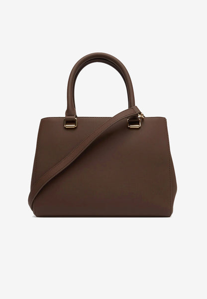 LOVE MOSCHINO - Borsa A Mano Lettering Soft Touch Moro