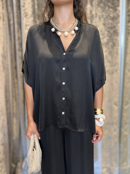 MOTEL - Camicia Over In Viscosa