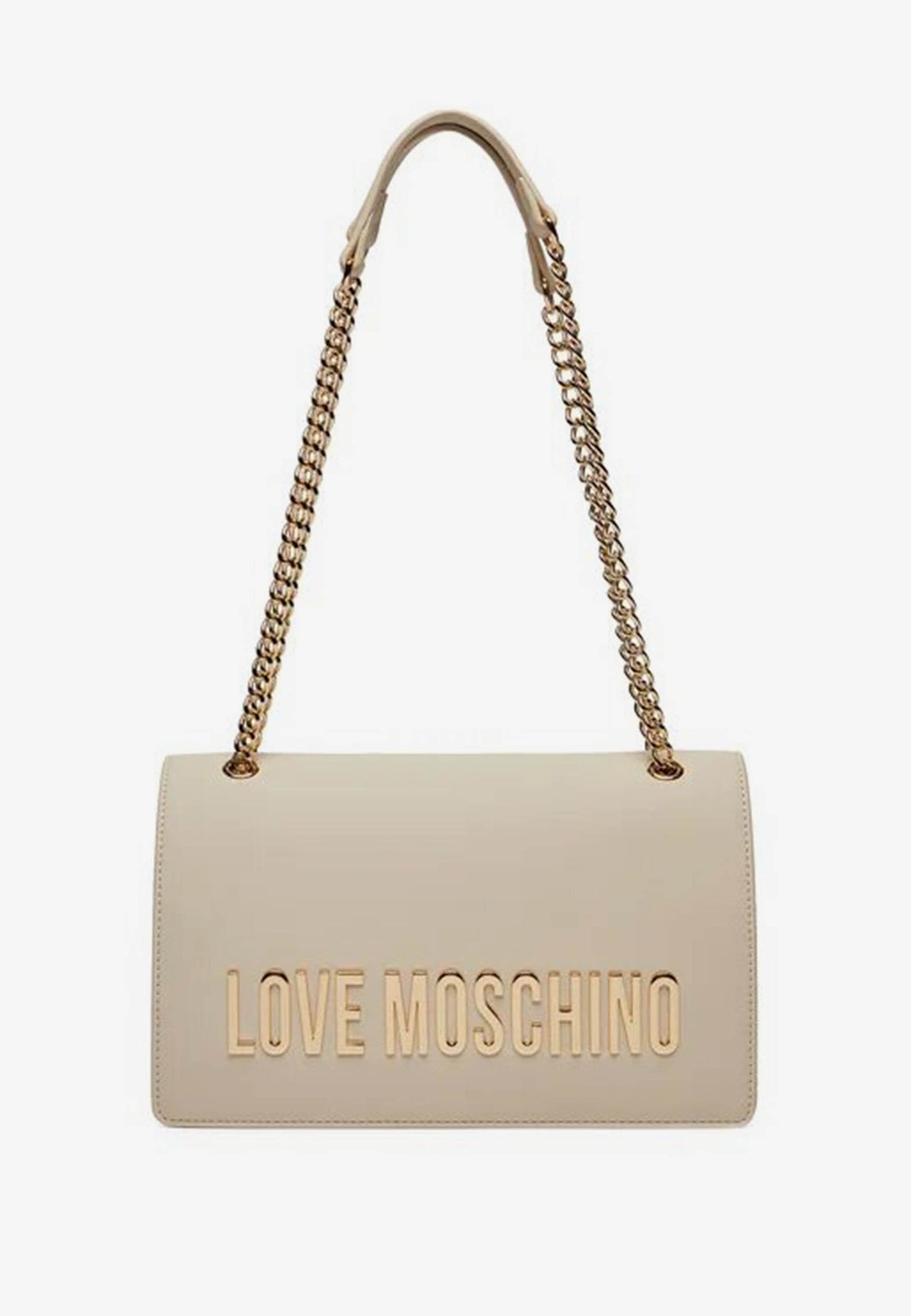 LOVE MOSCHINO - Ivory Lettering Shoulder Bag