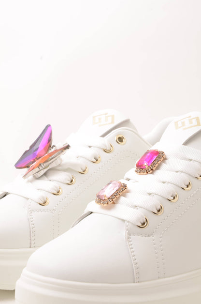 GOLD & GOLD - Sneakers Farfalla Fucsia