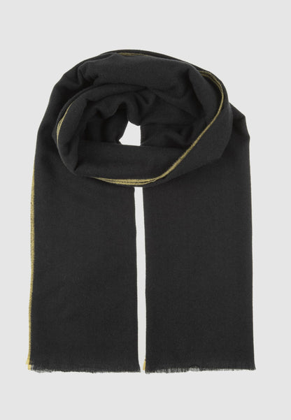 ALEX MAX - Black Plain Scarf