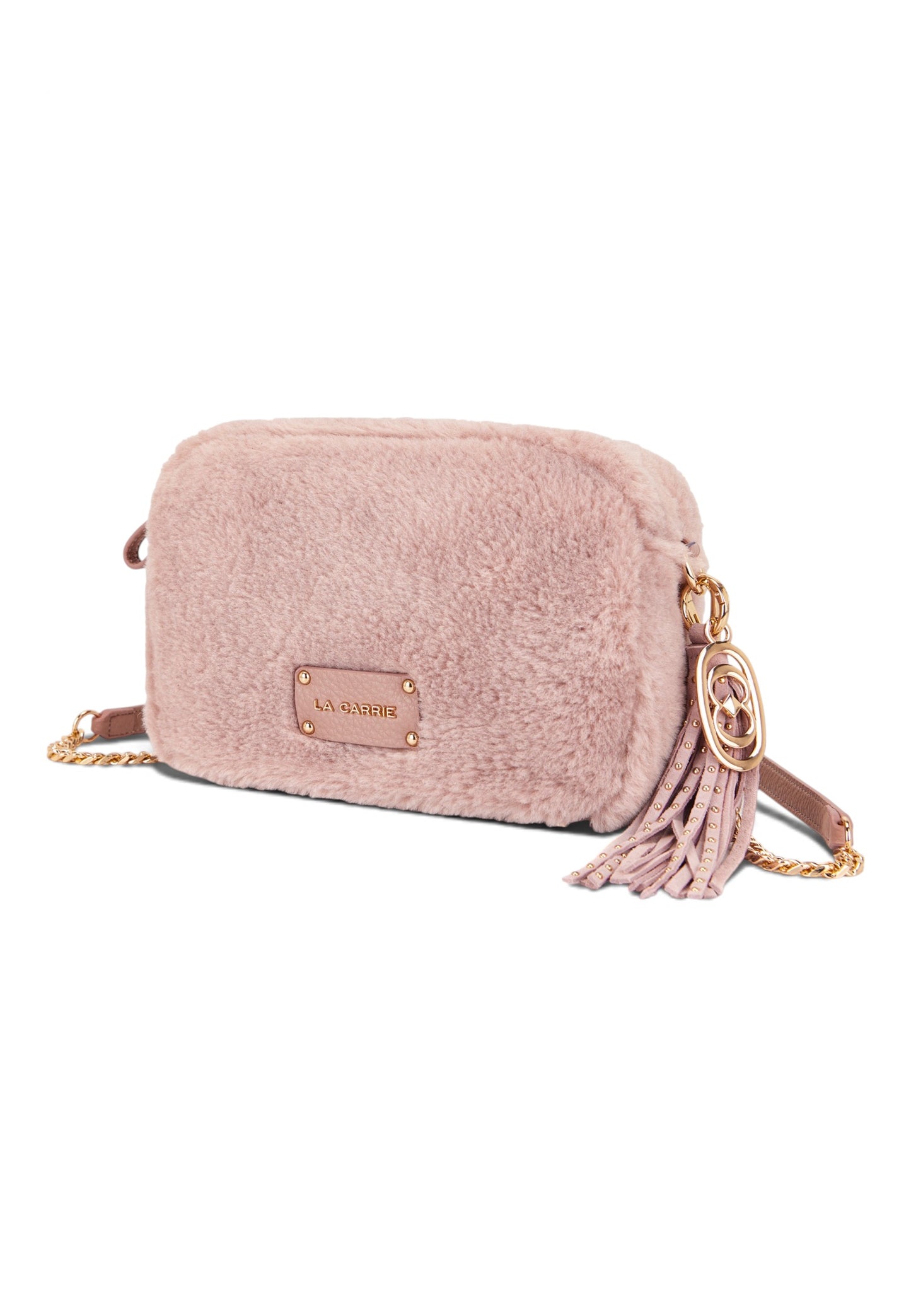 LA CARRIE - Borsa A Tracolla TEDDY ECO FUR Rosa