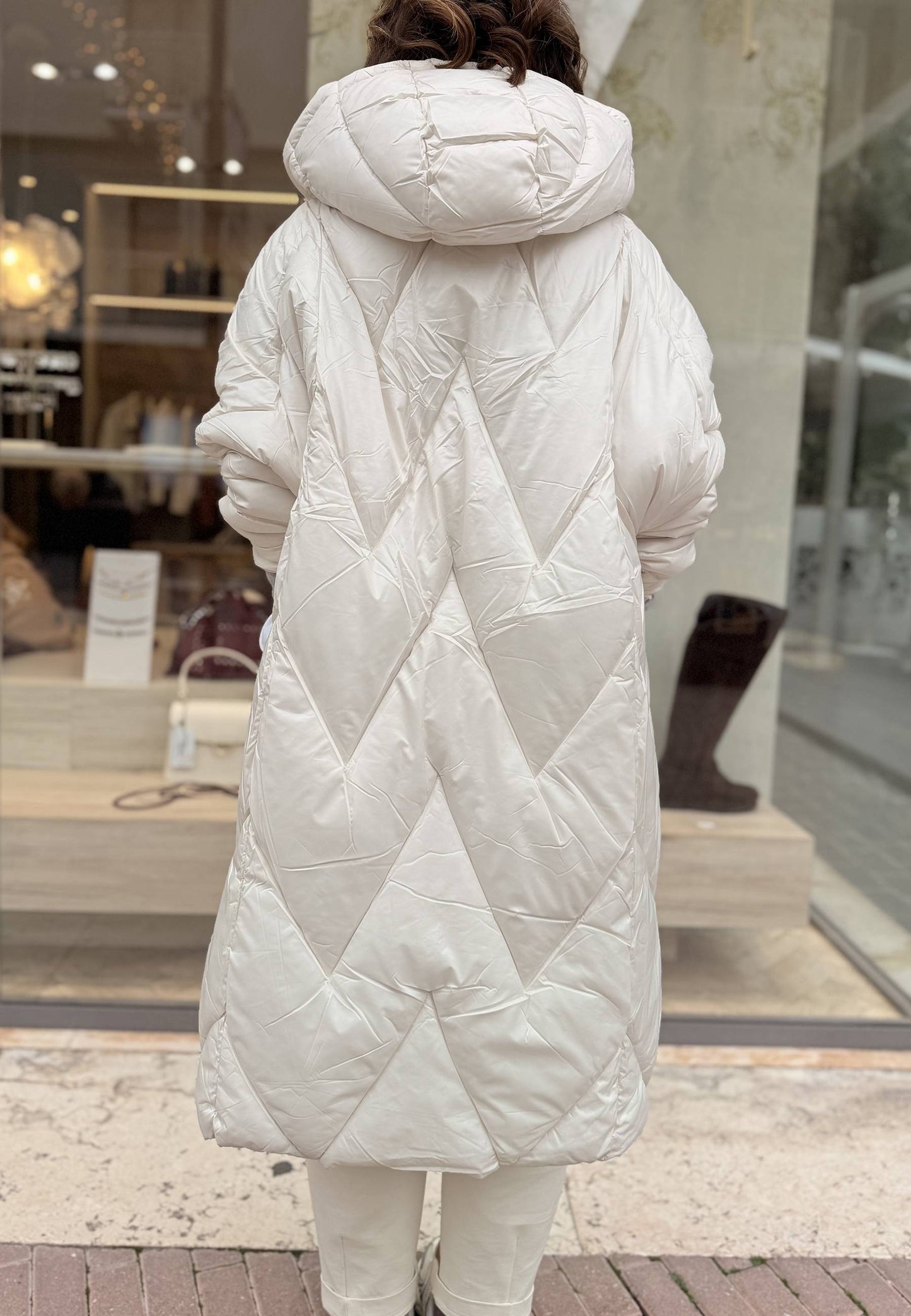 LE STREGHE - Piumino Over Panna